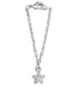 Silver crystal bracelets