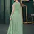 Green embroidered net salwar