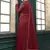 Maroon embroidered net salwar