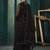Black embroidered net salwar
