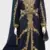 Black Zari Stone Work Georgette Islamic Style Beads Embedded Partywear Kaftan Long Gown Evening wear Dubai kaftan