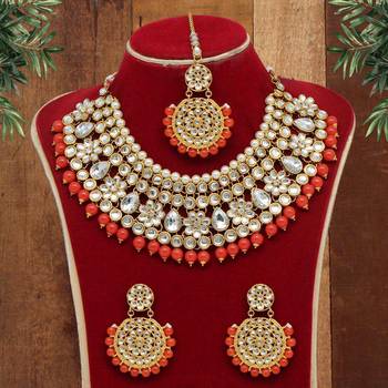Orange necklace-sets 1