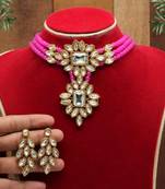 Pink necklace-sets
