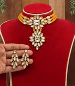 Yellow necklace-sets