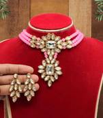 Pink necklace-sets