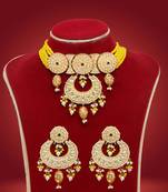 Yellow necklace-sets