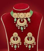 Green necklace-sets