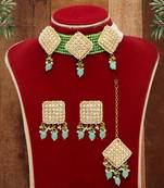 Green necklace-sets