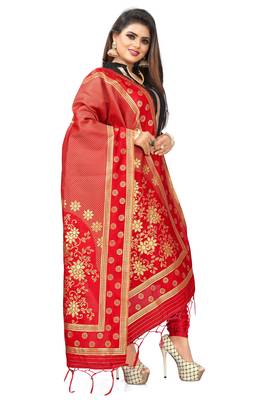 Black resham woven jacquard salwar 2