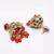 Red pearl jhumkas