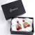 Red pearl jhumkas