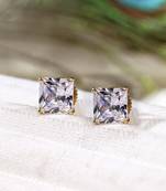 White zircon   studs