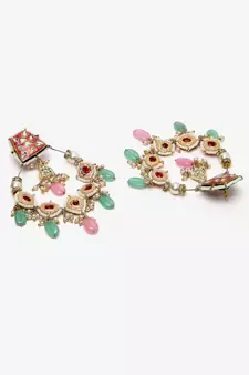 Red pearl earrings