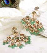 Red pearl earrings