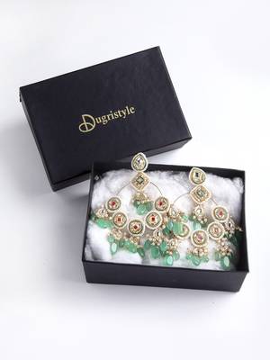 Red pearl earrings 4
