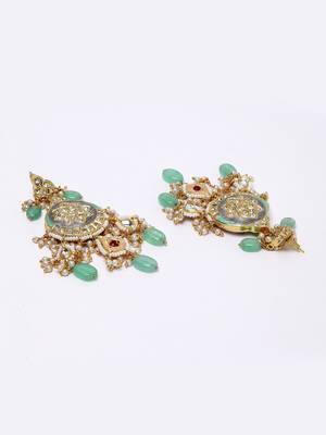 Grey pearl earrings 3