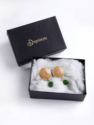 Pink pearl earrings 4