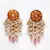 Red pearl earrings