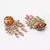 Red pearl earrings