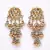 Gold pearl earrings