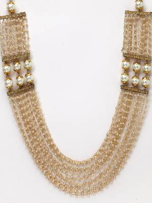 Gold pearl necklaces 3