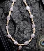 Pink pearl necklaces