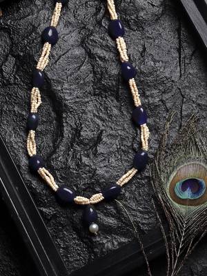 Blue pearl necklaces 1