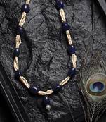 Blue pearl necklaces