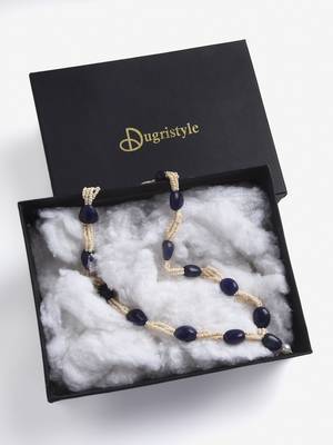 Blue pearl necklaces 4