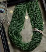 Green crystal necklaces