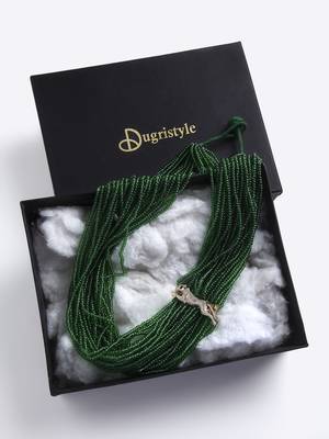 Green crystal necklaces 4