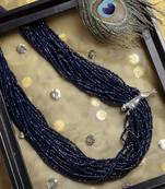 Blue crystal necklaces