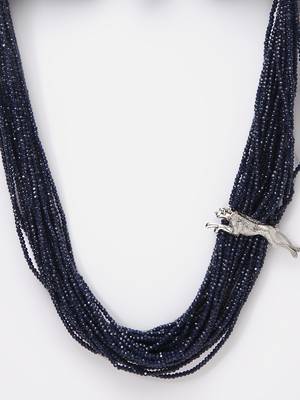 Blue crystal necklaces 3