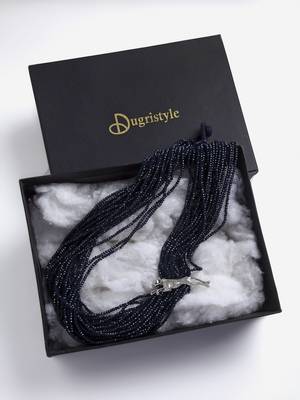 Blue crystal necklaces 4