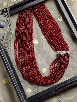 Red crystal necklaces 1