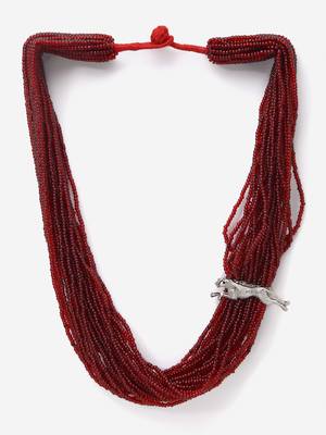 Red crystal necklaces 2