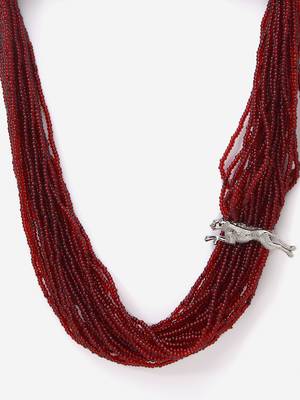 Red crystal necklaces 3