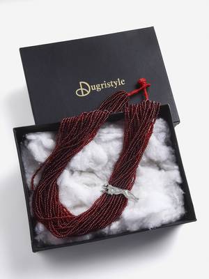 Red crystal necklaces 4