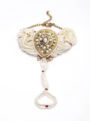 White pearl haath-phool-hath-panja 2