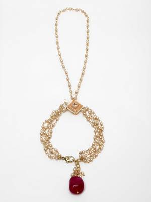 Red pearl haath-phool-hath-panja 3