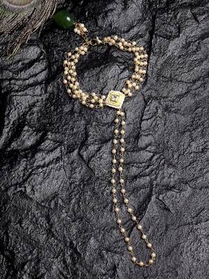 Green pearl haath-phool-hath-panja 1