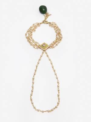 Green pearl haath-phool-hath-panja 2