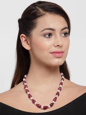 Pink pearl necklaces 2