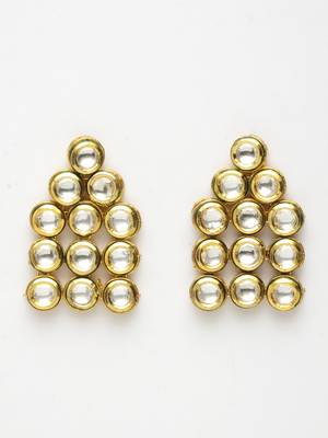 Gold tsavorite earrings 2