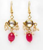 Red ruby   earrings