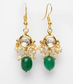 Green emerald   earrings