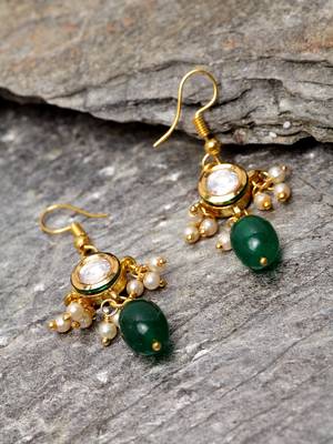 Green emerald   earrings 3