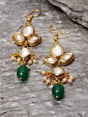 Green emerald   earrings 3