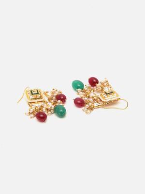Green emerald   earrings 3