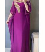 Magenta Casual Kaftan for Women
